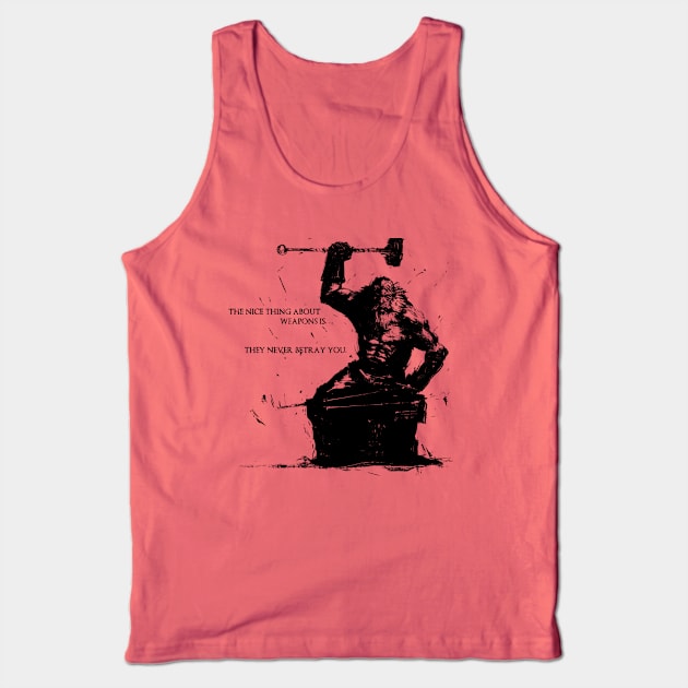 The Blacksmith Tank Top by WOVENPIXLS